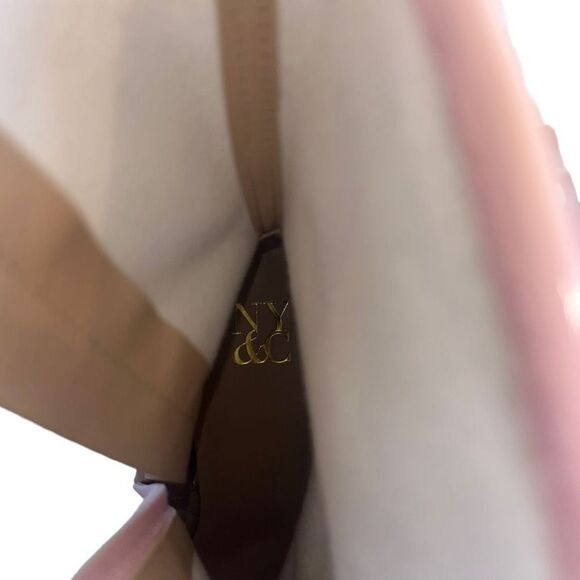 New York & Company Women's Pink Naomi High Heel Bootie Patent Leather Size 9 - Picture 8 of 11